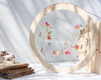 Art de fleurs pressées diam. 30 cm - Esthétique Pastel