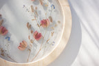Art de fleurs pressées diam. 30 cm - Esthétique Pastel