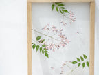 Cadre fleurs pressées 13x18" - Lilas