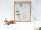 Cadre de fleurs pressées 10,5x12,5" - Lilas