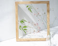 Cadre de fleurs pressées 10,5x12,5" - Lilas