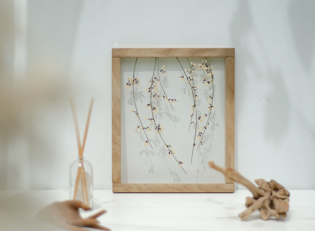 Cadre de fleurs pressées 10.5x12.5" - Moments printaniers