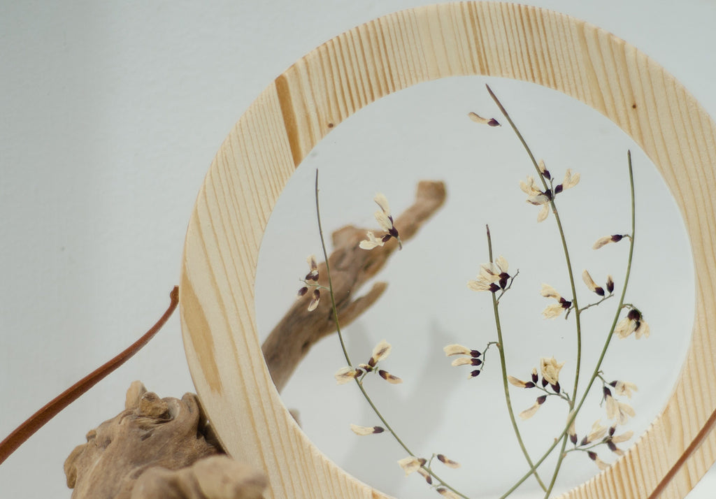 Cadre de fleurs pressées diam. 23 et 30 cm - Moments printaniers