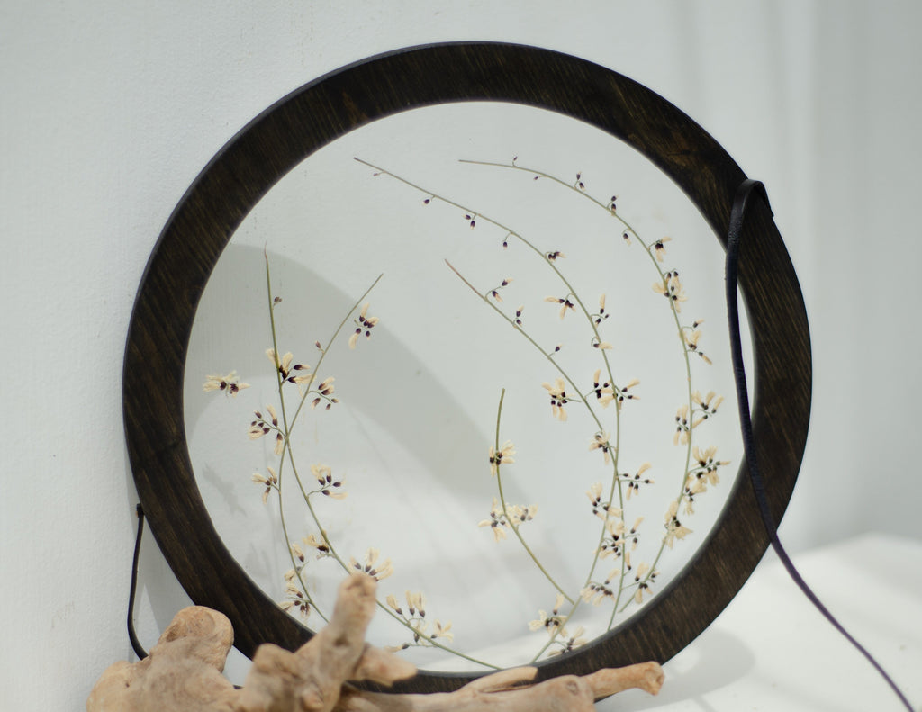 Cadre de fleurs pressées diam. 23 et 30 cm - Moments printaniers
